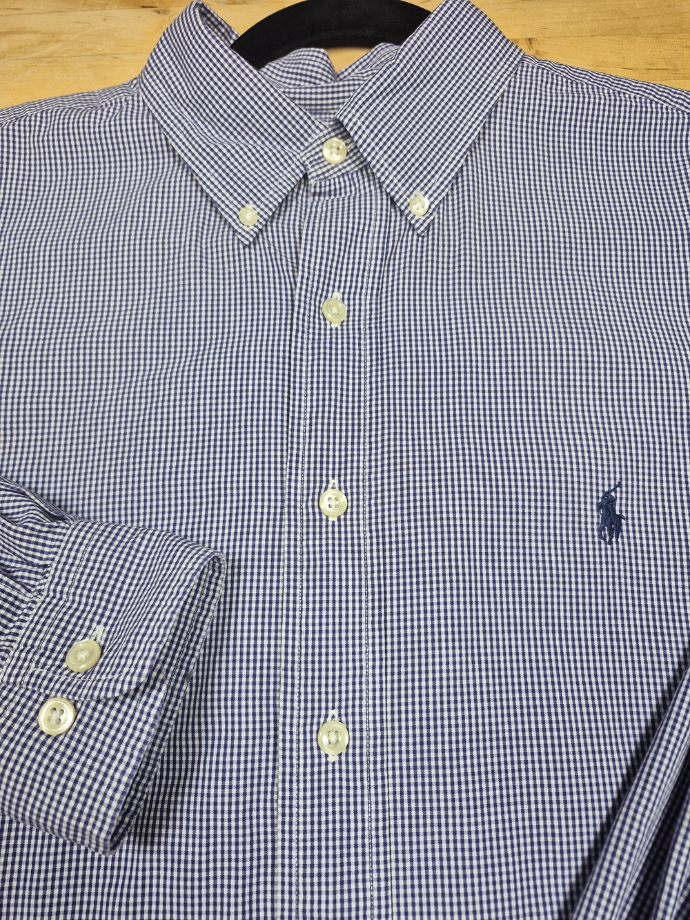 Polo by Ralph Lauren Men’s Purple Gingham Button-Down Shirt